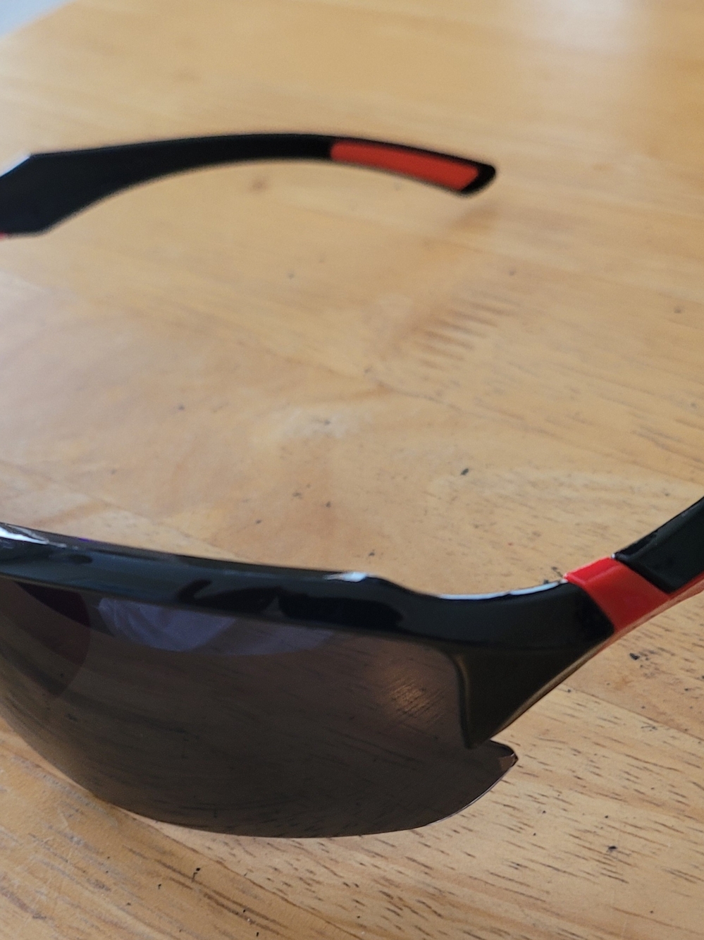Black and Red Sport AR/VR Protective Glasses
